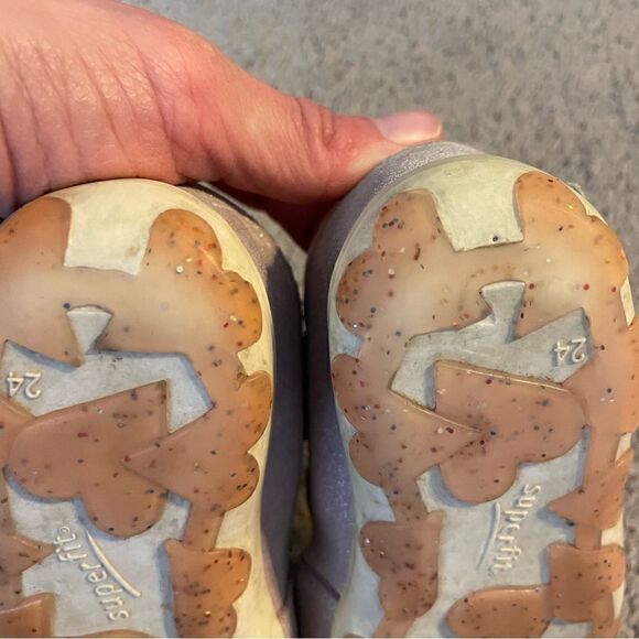 Superfit Toddler Pink Leather Sandals Ankle Support Size 8 - Picture 8 of 9